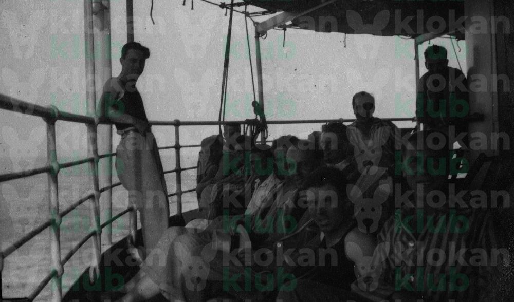 06b Bohemians při odpočinku na palubě lodi Orsova | archiv Františka Špice