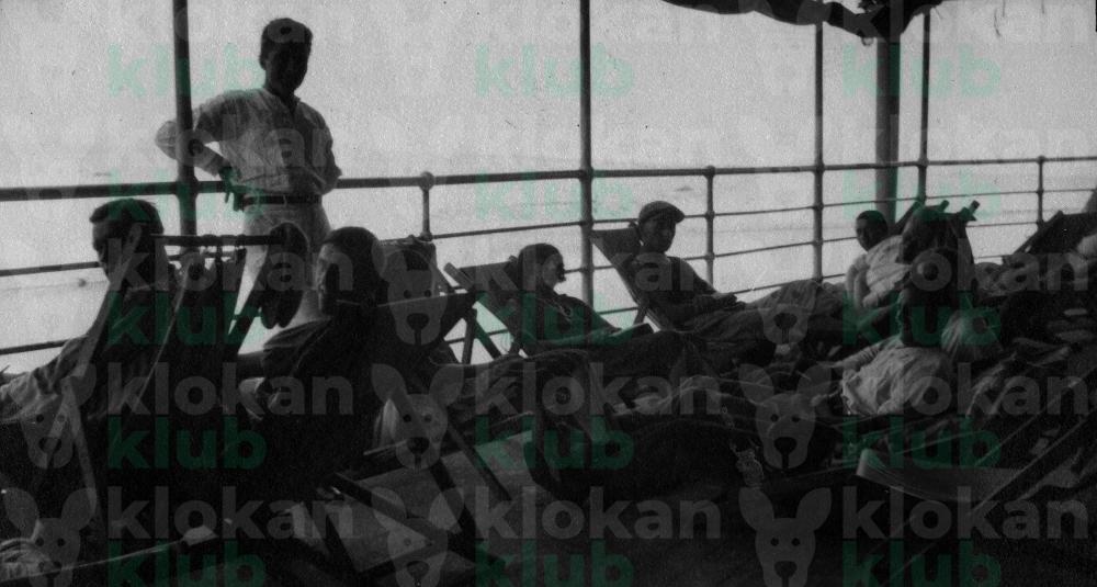 06c Bohemians při odpočinku na palubě lodi Orsova | archiv Františka Špice